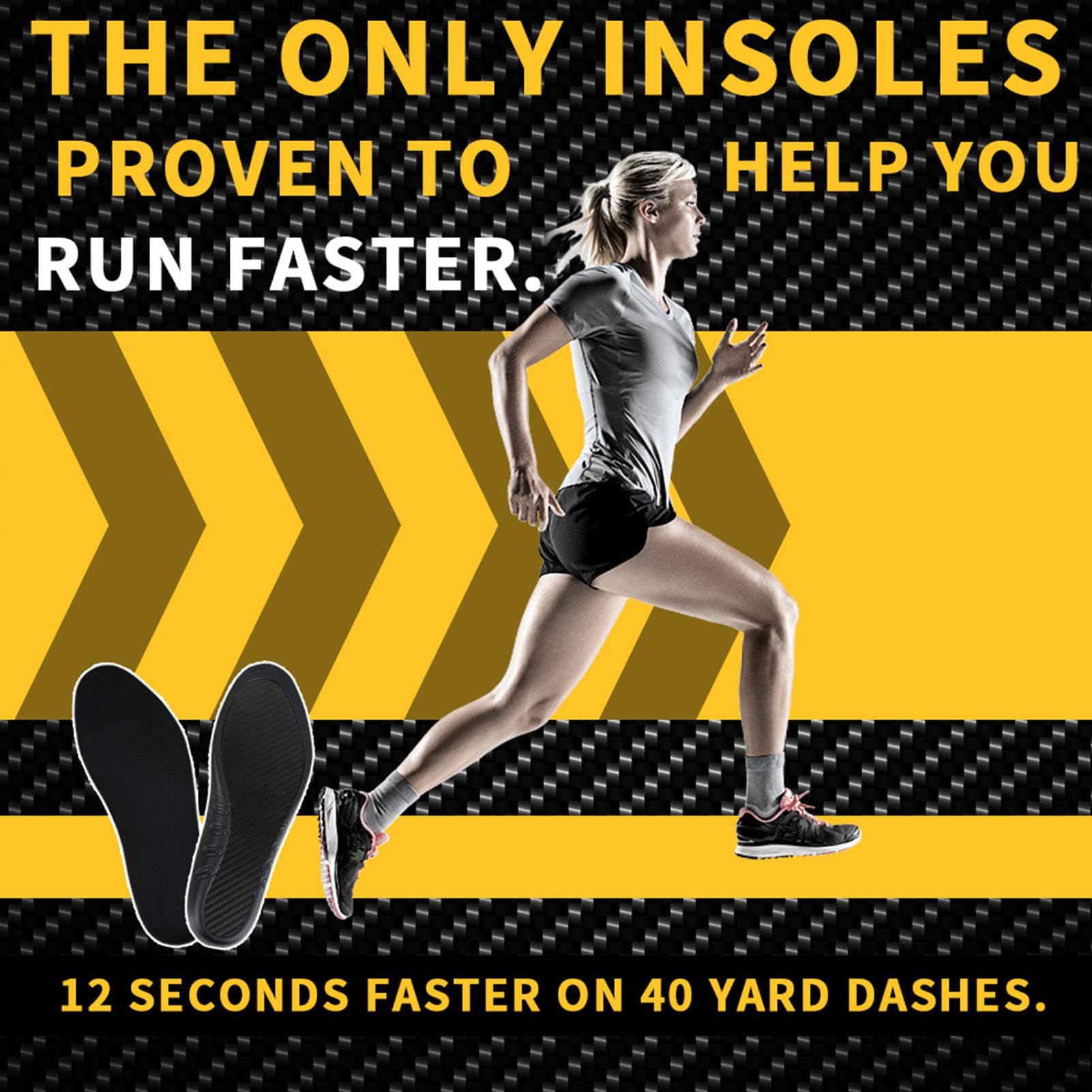 Goofort Carbon Fiber Insoles for Athletes