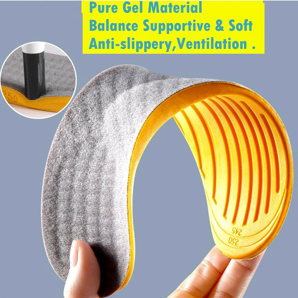 Goofort Women Men Posture Correcting Orthotic Insoles 4 in 1 Gel Insoles Flat feet Arch Support Orthopedic overpronation Supination Plantar Fasciitis Metatarsalgia X/O Valgus Varus Shoe Inserts