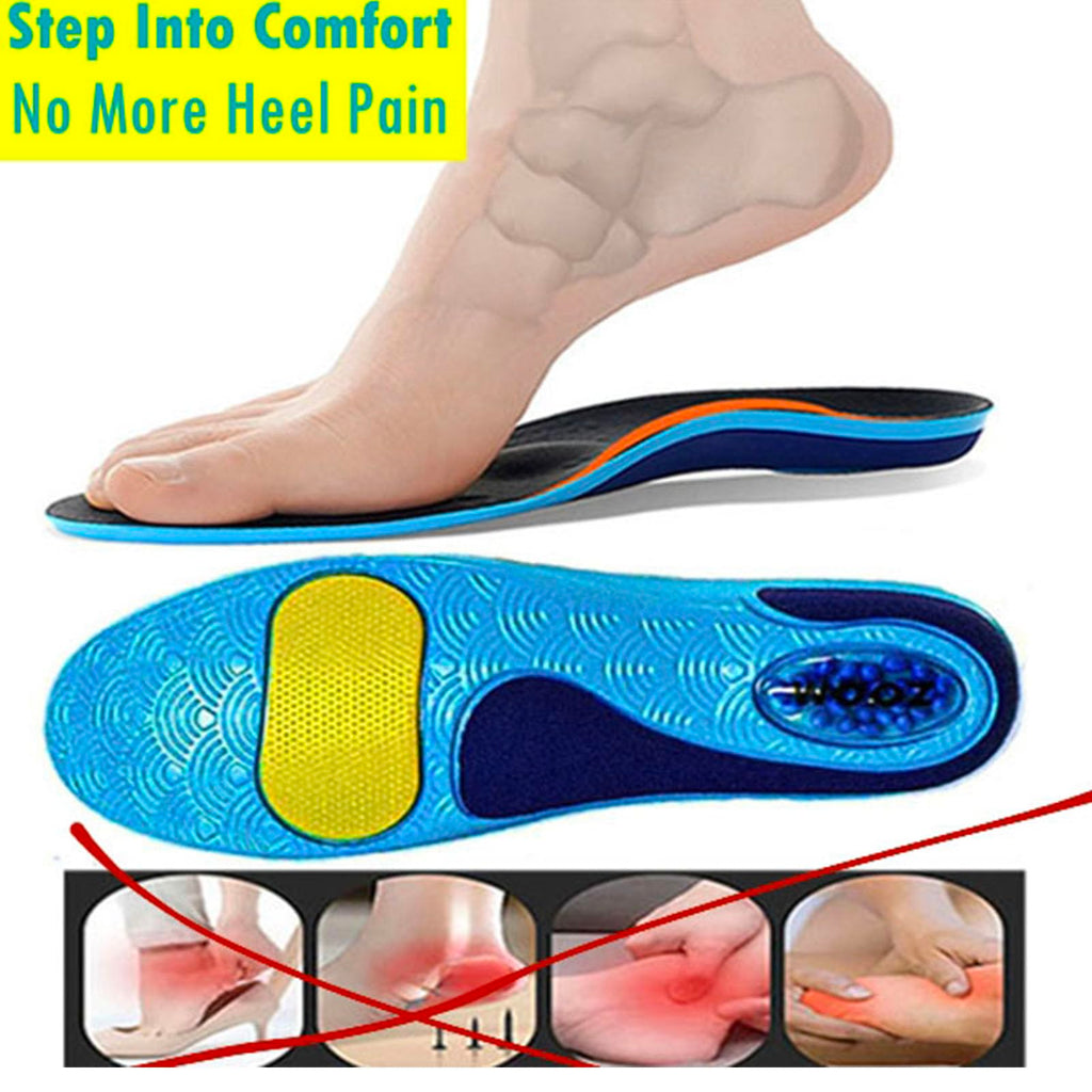 Goofort DynaZoom™ Arch Support Gel Insoles Sports Insole Men Women Plantar Fasciitis Orthotic Shoe Inserts–”The King of Dynamic Comfort” Air Chamber Shock Absorption Heel Pain,Work Boot,All-Day Stand
